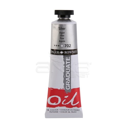Daler Rowney Graduate Yağlı Boya 38ml 702 Silver