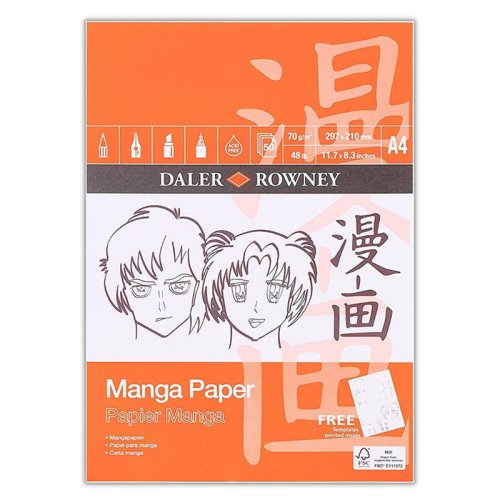 Daler Rowney Manga Pad 50 Yaprak 70g A4