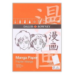 Derwent - Daler Rowney Manga Pad 50 Yaprak 70g A4