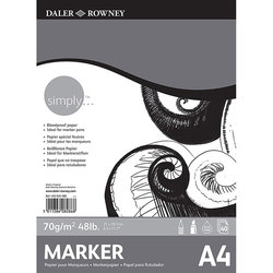 Daler Rowney - Daler Rowney Simply Marker Pad 70g 40 Yaprak (1)