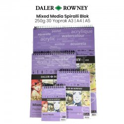 Daler Rowney - Daler Rowney Mixed Media 250g 30 Yaprak