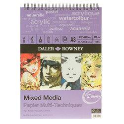 Daler Rowney Mixed Media 250g 30 Yaprak - Thumbnail