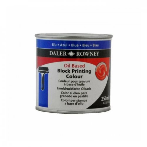 Daler Rowney Oil Based Block Printing 250ml 100 Blue - 100 Blue