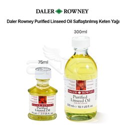 Daler Rowney Purified Linseed Oil Saflaştırılmış Keten Yağı - Thumbnail