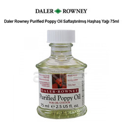 Daler Rowney - Daler Rowney Purified Poppy Oil Saflaştırılmış Haşhaş Yağı 75ml