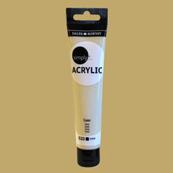 Daler Rowney Simply Akrilik Boya 75ml 020 Cream - 020 Cream