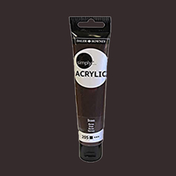 Daler Rowney Simply Akrilik Boya 75ml 205 Brown - 205 Brown