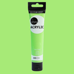 Daler Rowney Simply Akrilik Boya 75ml 349 Neon Green - 349 Neon Green