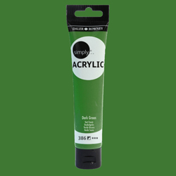 Daler Rowney Simply Akrilik Boya 75ml 386 Dark Green - 386 Dark Green