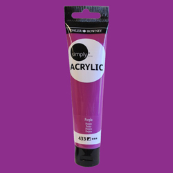 Daler Rowney Simply Akrilik Boya 75ml 433 Purple - 433 Purple