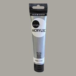 Daler Rowney Simply Akrilik Boya 75ml 702 Silver - 702 Silver