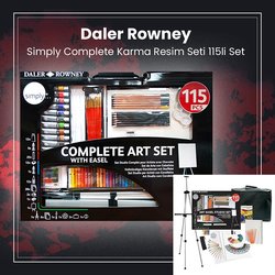 Daler Rowney - Daler Rowney Simply Complete Karma Resim Seti 115li Set (1)