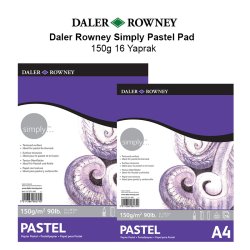 Daler Rowney - Daler Rowney Simply Pastel Pad 150g 16 Yaprak