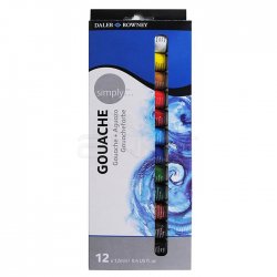 Daler Rowney - Daler Rowney Simply Guaj Boya Seti 12x12ml 126600912