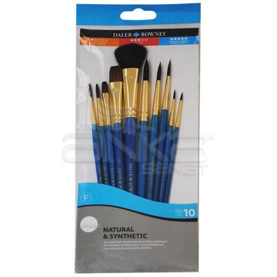 Daler Rowney Simply Natural Synthetic 10lu Fırça Seti 216 910 110