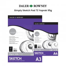 Daler Rowney - Daler Rowney Simply Sketch Pad 72 Yaprak 95g