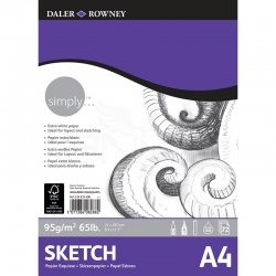 Daler Rowney Simply Sketch Pad 72 Yaprak 95g - Thumbnail