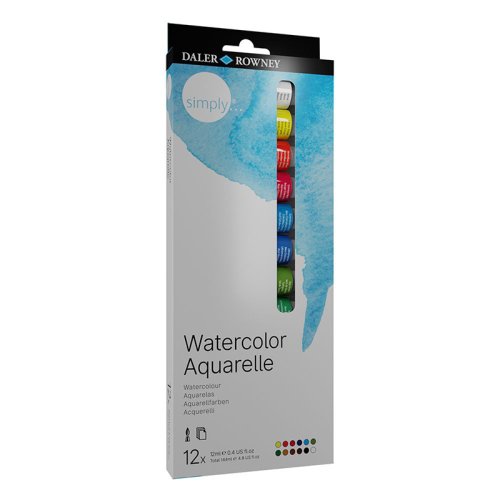 Daler Rowney Simply Watercolour Tüp Sulu Boya 12li Set 134500100