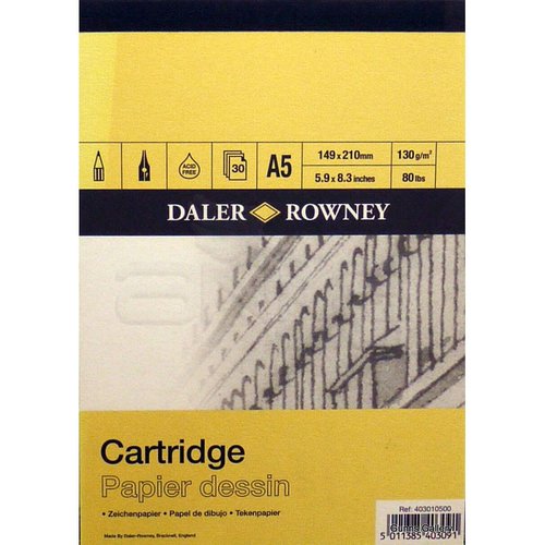 Daler Rowney Smooth Cartridge Çizim Defteri 130g 30 Yaprak