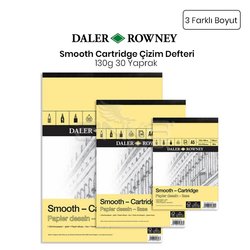 Daler Rowney - Daler Rowney Smooth Cartridge Çizim Defteri 130g 30 Yaprak