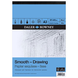 Daler Rowney Smooth Drawing Çizim Defteri 96g 50 Yaprak - Thumbnail