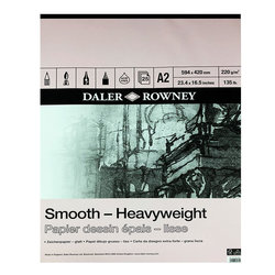 Daler Rowney Smooth HeavyWeight 220g 25 Yaprak - Thumbnail