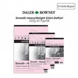 Daler Rowney Smooth HeavyWeight 220g 25 Yaprak - Thumbnail