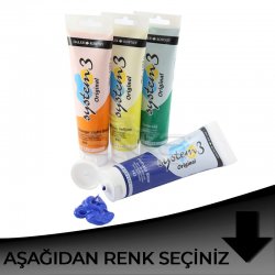 Daler Rowney - Daler Rowney System 3 Akrilik Boya 150ml Siyah Tonlar