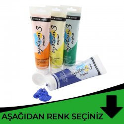 Daler Rowney - Daler Rowney System 3 Akrilik Boya 150ml Yeşil Tonlar