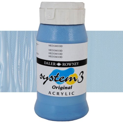 Daler Rowney System 3 Akrilik Boya 500ml 114 Wedgwood - 114 Wedgwood