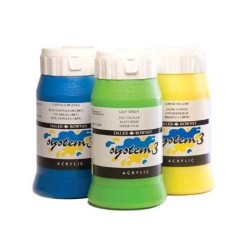 Daler Rowney - Daler Rowney System 3 Akrilik Boya Metalik ve Fosforlu Renkler