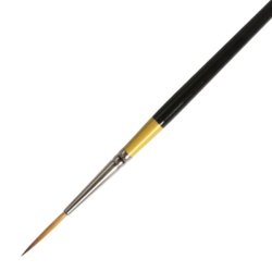 Daler Rowney - Daler Rowney System 3 Seri 50 Script Short Handle Kısa Saplı Çizgi Dal Fırçası No 1