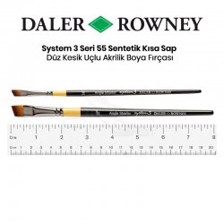 Daler Rowney System 3 Seri 57 Sentetik Gölgelendirici Fırça - Thumbnail