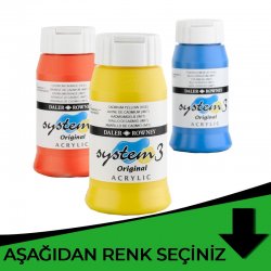 Daler Rowney - Daler Rowney System 3 Akrilik Boya 500ml Yeşil Tonlar