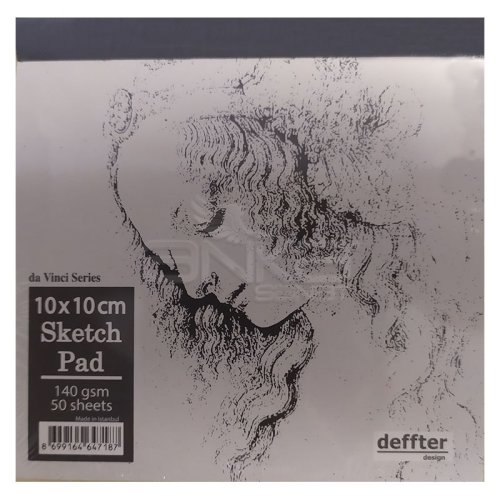 Deffter da Vinci Seri Sketch Pad 140g 50 Yaprak 10x10cm