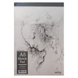 Deffter - Deffter da Vinci Seri Sketch Pad 140g 50 Yaprak A5