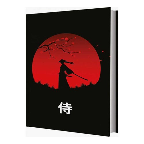 Deffter Japanese Samuray Sert Kapak Çizgisiz Defter 14x20cm