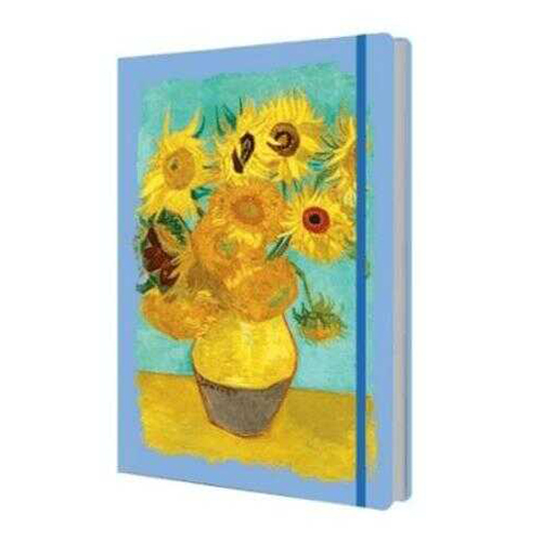 Deffter Lastikli Defter A5 Çizgili Sun Flower