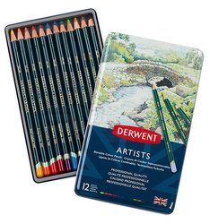 Derwent - Derwent Artists Pencils Artist Kuru Boya Kalemi 12li Set (1)