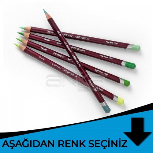 Derwent Coloursoft Kuru Boya Kalemi Mavi Tonlar