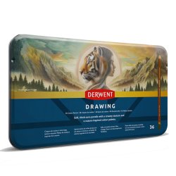 Derwent Drawing Pencil Renkli Çizim Kalem Seti 36lı - Thumbnail