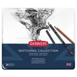 Derwent - Derwent Sketching Collection 24lü Set (1)