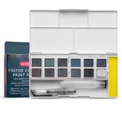 Derwent - Derwent Tinted Charcoal Paint Pan Set 12li