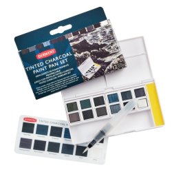 Derwent - Derwent Tinted Charcoal Paint Pan Set 12li (1)