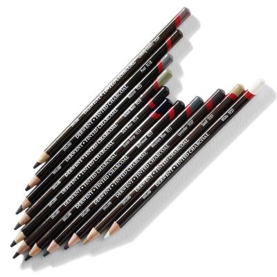 Derwent Tinted Charcoal Sulandırılabilen Renkli Füzen Kalem
