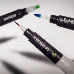 Derwent Waterbrush Su Hazneli Fiber Uçlu Fırça 3lü Set - Thumbnail