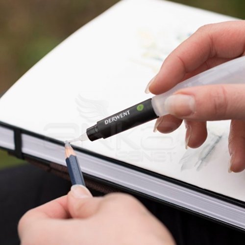 Derwent Waterbrush Su Hazneli Fiber Uçlu Fırça 3lü Set