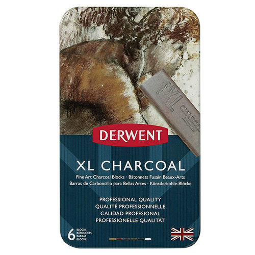 Derwent XL Charcoal 6lı Füzen Set