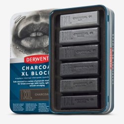 Derwent - Derwent XL Charcoal Blocks 6lı Füzen Set