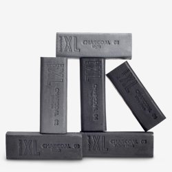 Derwent XL Charcoal Blocks 6lı Füzen Set - Thumbnail
